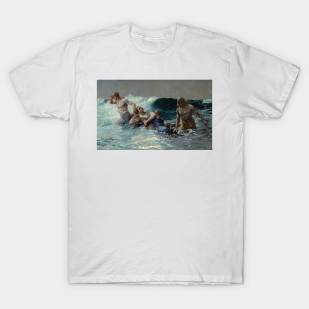 Undertow by Winslow Homer T-Shirt by Classic Art Stall